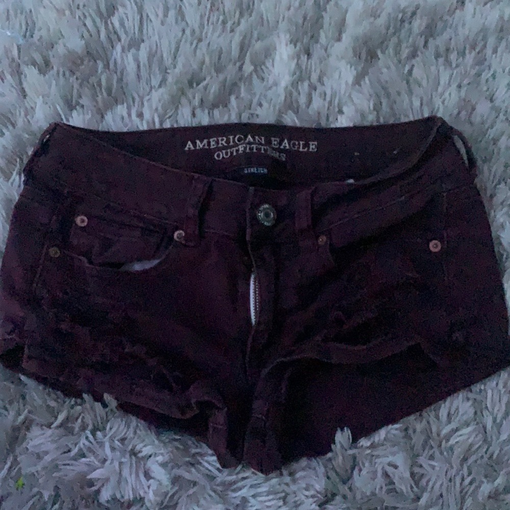 American Eagle shorts size 2, fit like a 1 or a 0